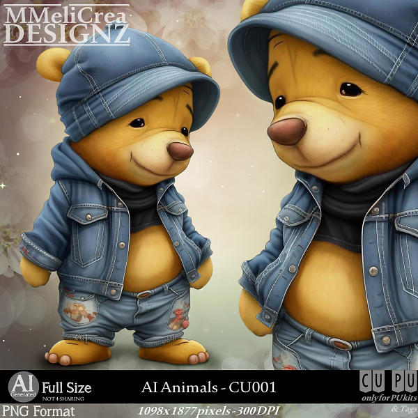 AI - ANIMALS CU001 (CU4PU/PNG) - Click Image to Close